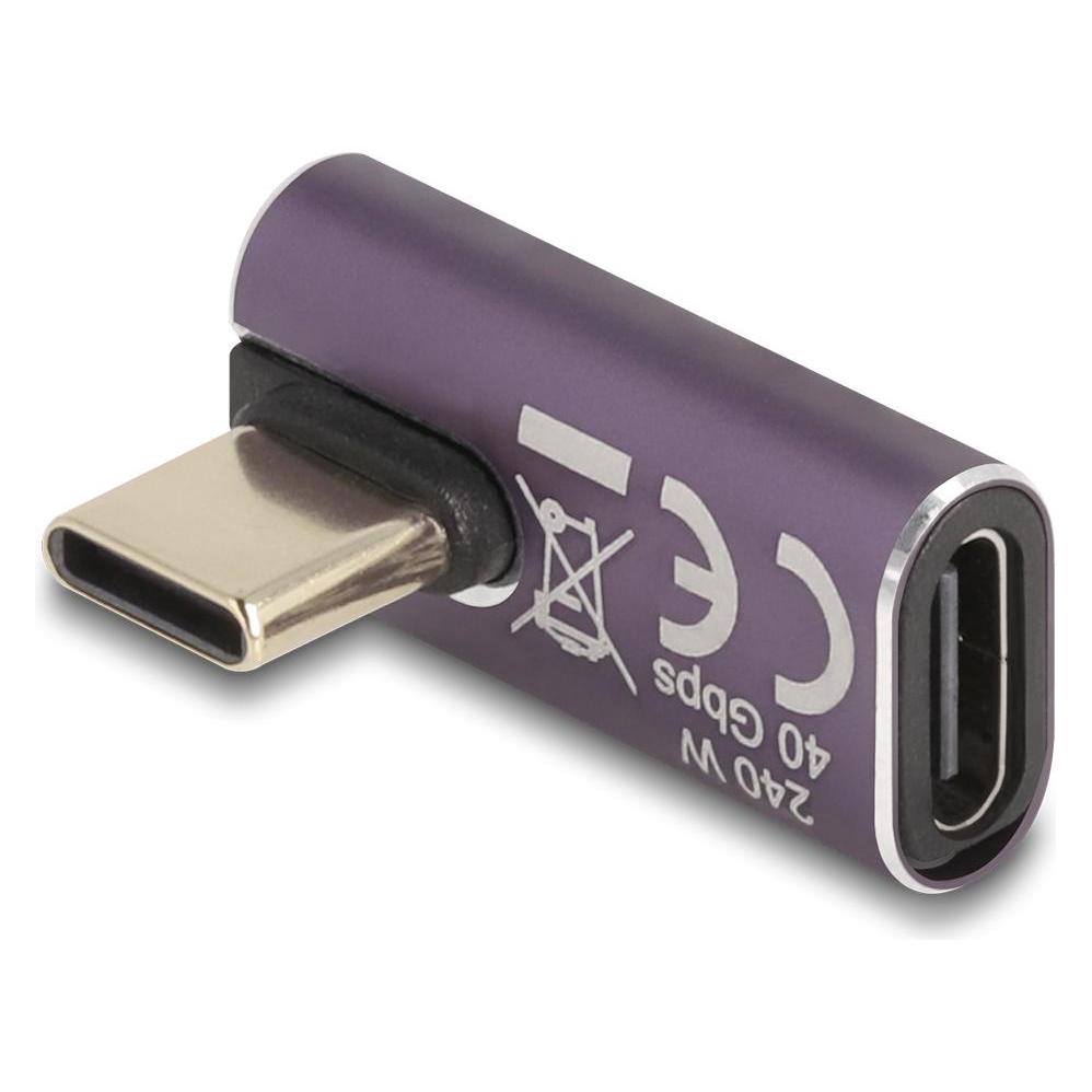 Delock USB Adapter 40 Gbps USB Type-C PD 3.1 240 W Stecker z (USB-C, USB-C) (60288)