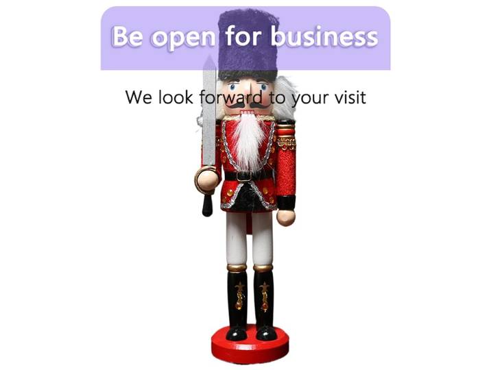 Figurine Soldat Britannique Casse-Noisette, Décoration Créative pour la Maison, Chambre d'Enfant, Armoire à Vin