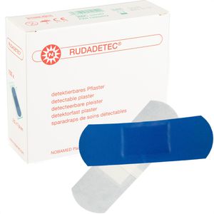 Nobamed Pflaster Rudadetec, 100 Strips, wasserfest, detektierbar, steril, 7,6 x 2,5cm