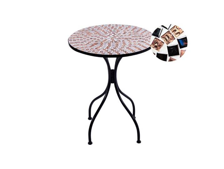 Table bistrot CARPINO 60 cm 60 cm Noir