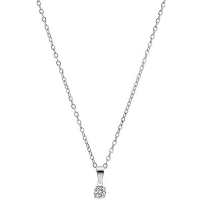 Kette ohne Anhänger ADELIA´S "Halskette mit Anhänger – aus Edelstahl", silber, Halsketten, Damen, 43cm, Edelstahl, Schöne Geschenkidee zum Jubiläum