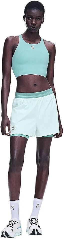 ON Damen Sport-BH Performance Crop Low Support hellblau   M W
