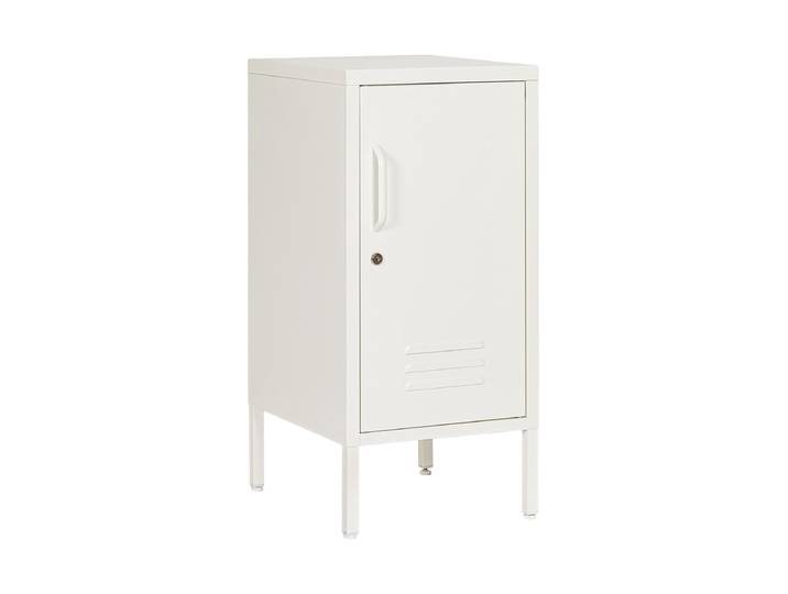 Nachttisch „Cambridge“ aus Metall Creme Bizzotto