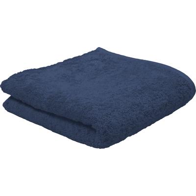 Handtücher ROSS "Vita 4004", blau (denim), B:50cm L:100cm, Frottier, Obermaterial: 100% Baumwolle, Handtücher, Bestickung ROSS-Emblem