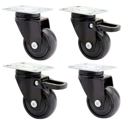 WAGNER design yourself Möbelrollen-Set »RO 2252« 4 Stück schwarz schwarz