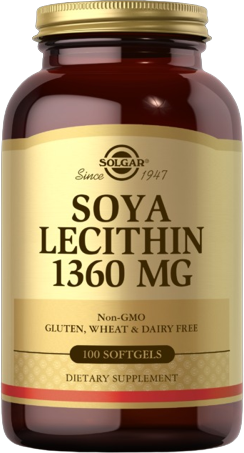 Solgar Lecithin 1360 mg 180 Capsules