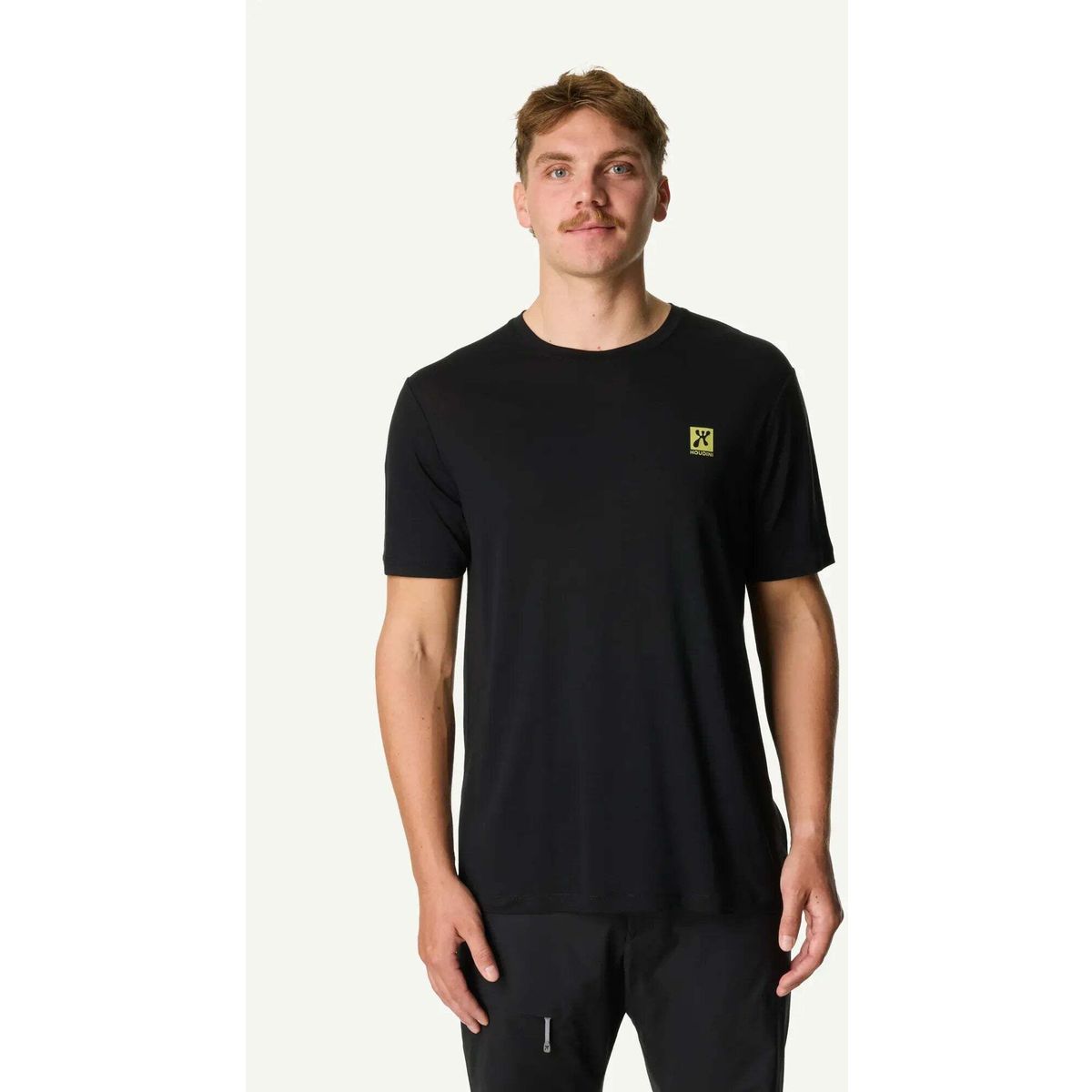 Houdini M's Tree Message Tee true black / retro rebel (I43) S 840049-I43-S