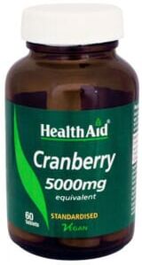 Health Aid Cranberry 5000 mg 60 Tabs