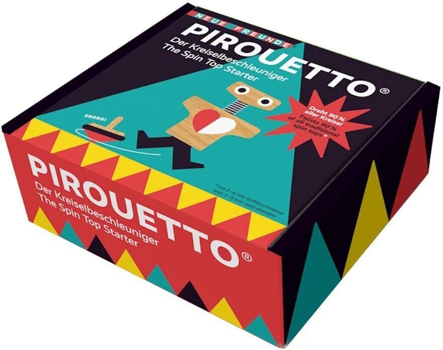 Kreisel "Neue Freunde Pirouetto", Kinder, braun (bunt), Holz, Kunststoff, Kreisel Kreisel bunt Einheitsgröße