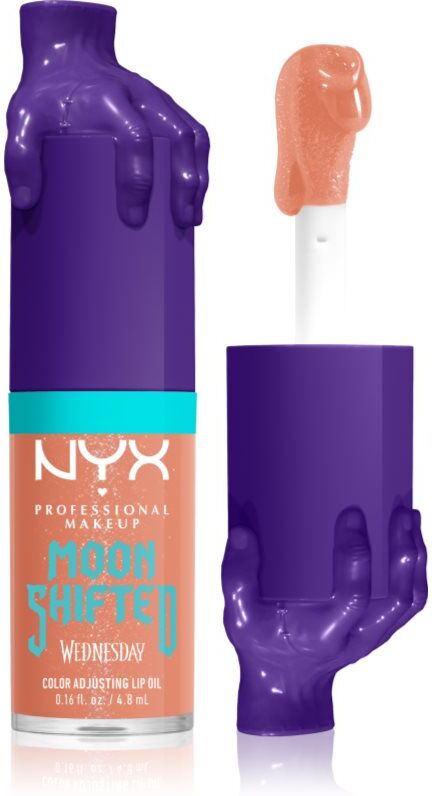 NYX Professional Makeup Wednesday Mystery Lip Oil lip oil shade 03 Moon Shifted 4.8 ml