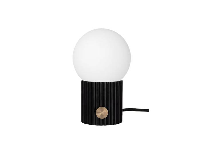 Design Tischlampe „Hubble“ Ø 15/ H 23.5 cm Schwarz Globen Lighting