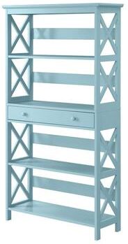 Convenience Concepts Oxford 5 Tier Bookcase with Drawer