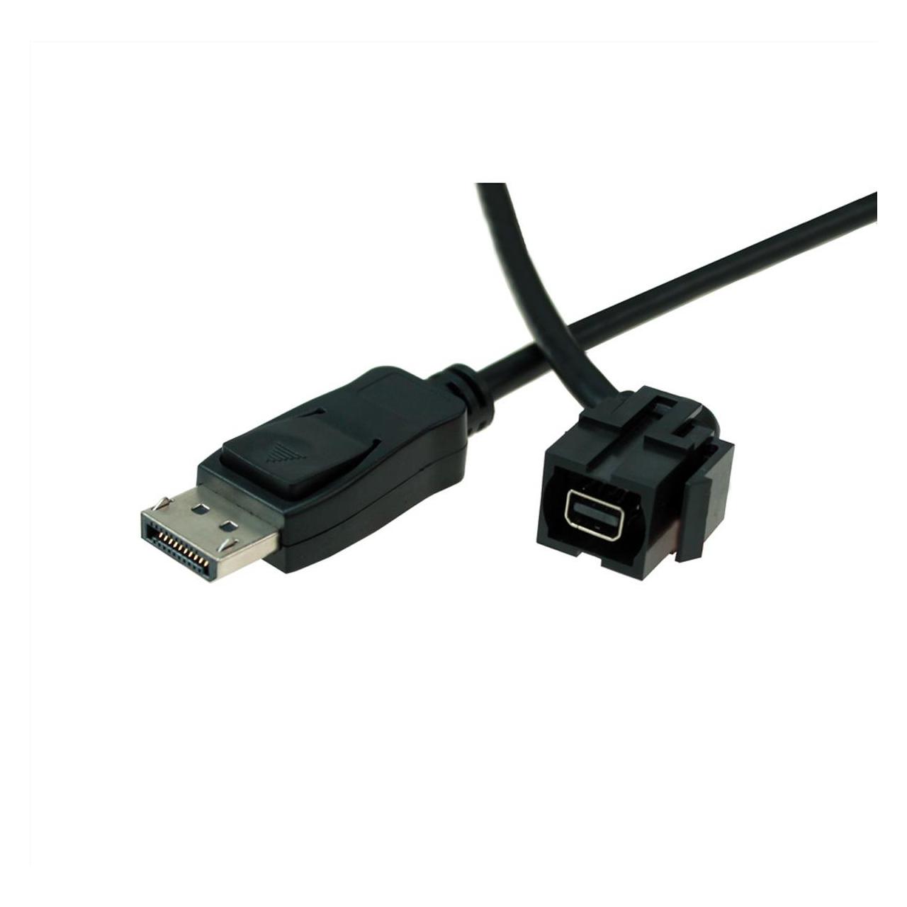 Bachmann Keystone Mini DisplayPort/DisplayPort black (0.50 m) (917.214)