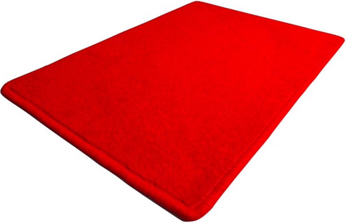 Karpet Banton Rechthoekig Vloerkleed - Rood - 120 x 160 cm