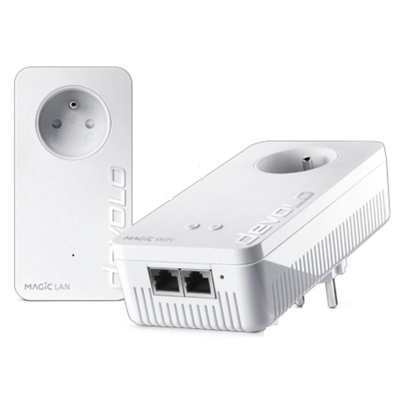 Devolo Magic 2 WiFi next Starter Kit Ethernet LAN Wi-Fi White 2 pc(s) (1200 Mbit/s) (8621)