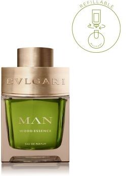 Bvlgari Man Wood Essence Eau de Parfum recarregável para homens 60 ml. Man Wood Essence