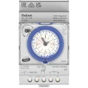 Theben Zeitschaltuhr SUL 181 d SK, mechanisch, Hutschiene, 1 Kanal