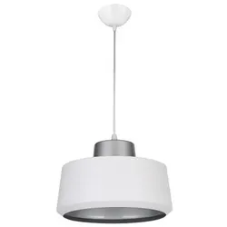 Pendelleuchte E27 PAULA WHITE/SILVER Strühm 03269