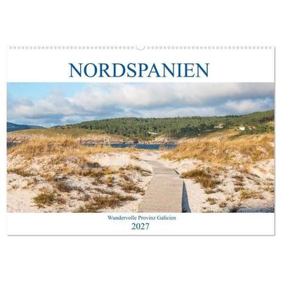 Nordspanien - Wundervolle Provinz Galicien (Wandkalender 2027 DIN A2 quer), CALVENDO Monatskalender