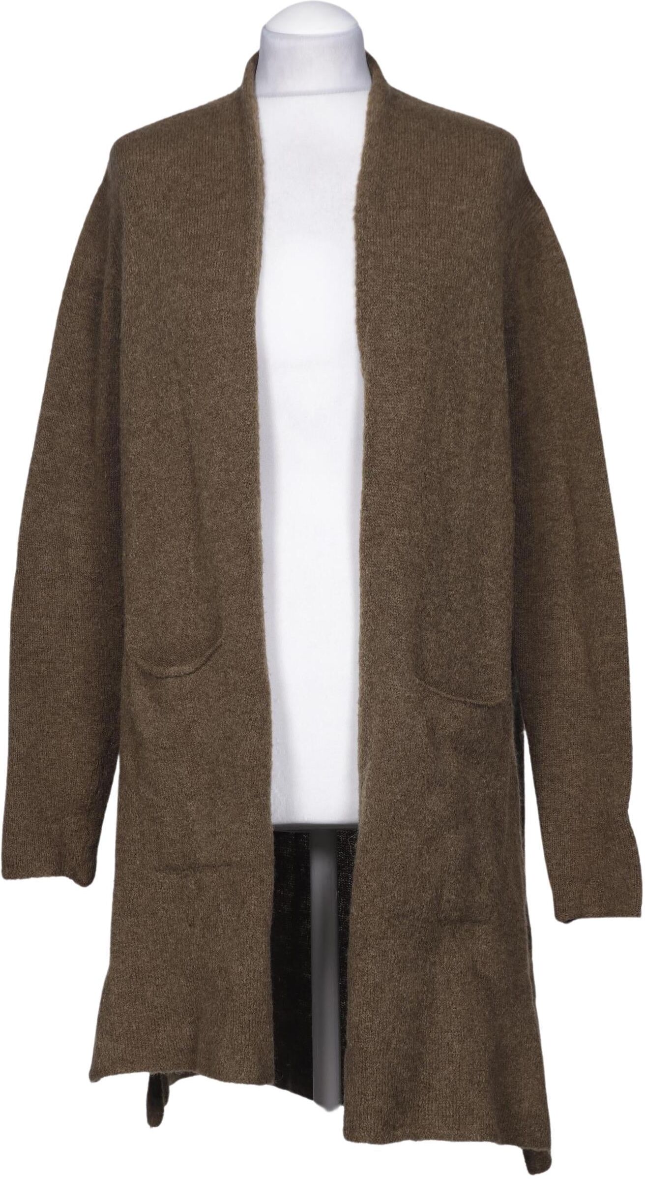 American Vintage Damen Strickjacke, Braun, Gr. M, Mohair / Elasthan / Wolle / Synthetik - Second Hand