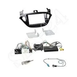 Autoradio 2-DIN Einbauset Radioblende + LFB Infoadapter Opel Adam (M-A) ab 20...