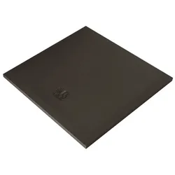 KLUDI-TERRA Duschwanne 90 x 90 H3 cm Abflussabdeckung inklusive Mattschwarz 09DW0939