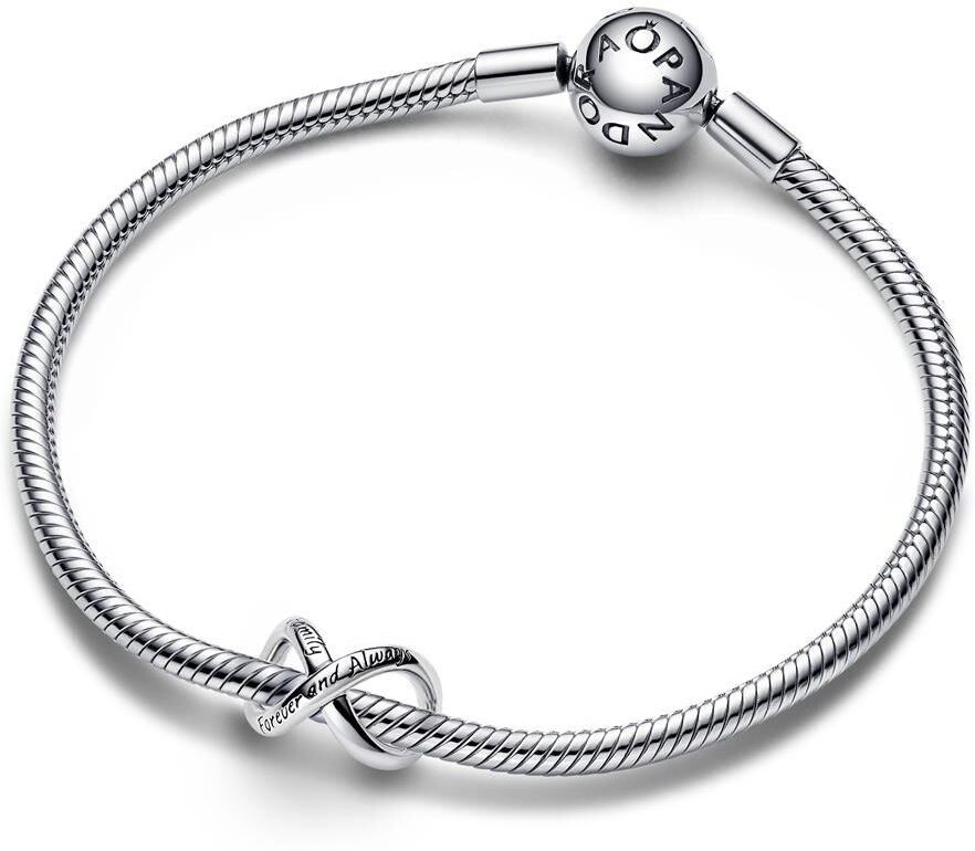 Pandora Infinity Charm Forever and Always aus 925er Silber silber