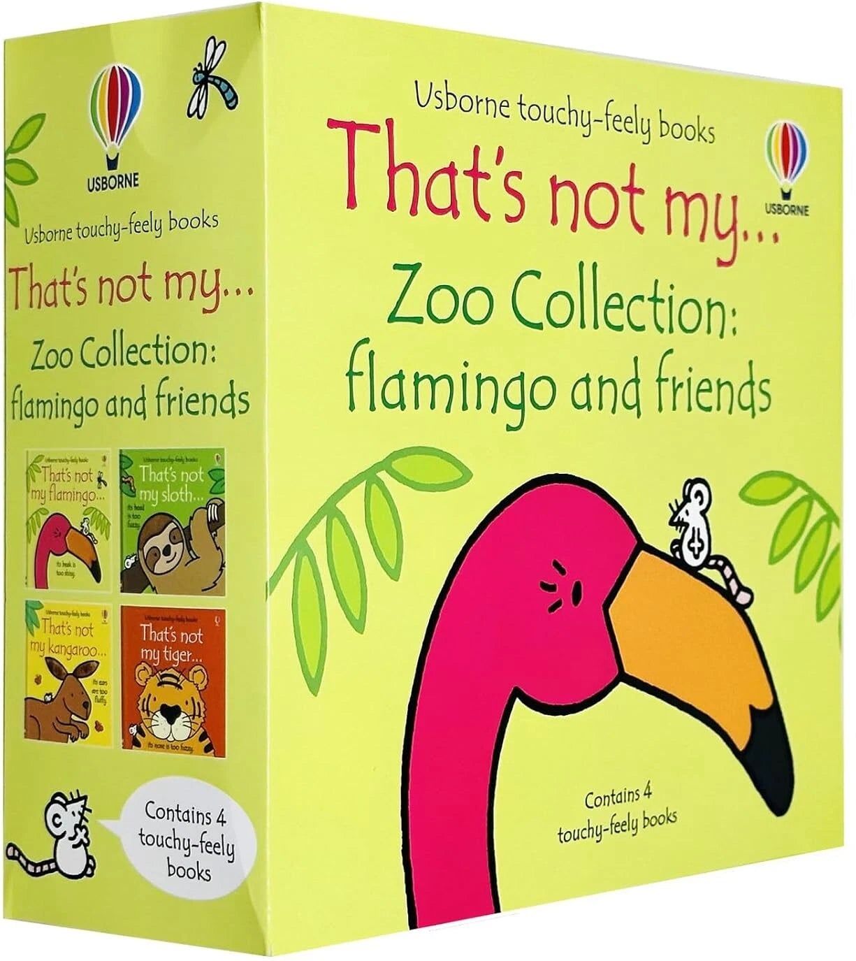 Usborne Thats Not My 4 Books Collection Box Set by Fiona Watt & Rachel Wells