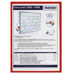 Franken Inforahmen »ITSA4S« rot, 32x23 cm