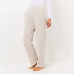 MONT CHALET Damen-Hose uni Angora-Fellimitat Taschen