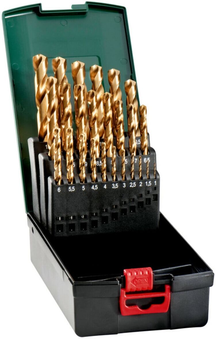 Metabo HSS-TiN-Bohrerkassette, 25-teilig (627191000)