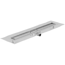 ACO ShowerDrain C, Rinnenkörper, 88,5 cm, Einbauhöhe Oberkante Estrich: 5,7 – 12,8 cm, ohne Aufkantu 9010.85.42