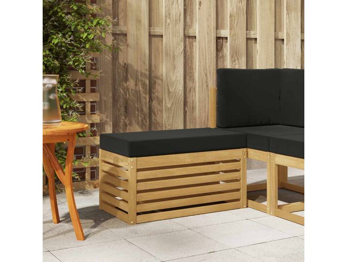 vidaXL Outdoor Hocker Bank Massivholz Akazie