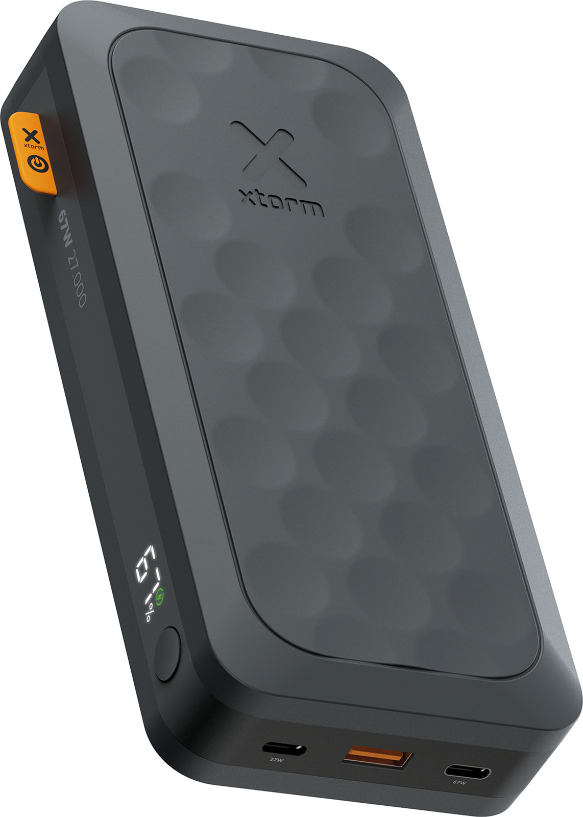 Xtorm Fuel Series 5 Powerbank 27000 mAh – 67W Fast Charging USB-C Snellader voor Laptop, iPhone en Samsung – Zwart