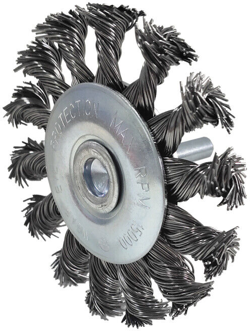 Brosse circulaire acier torsadé 0,3mm, Ø 75mm ; KS Tools (340.0038)
