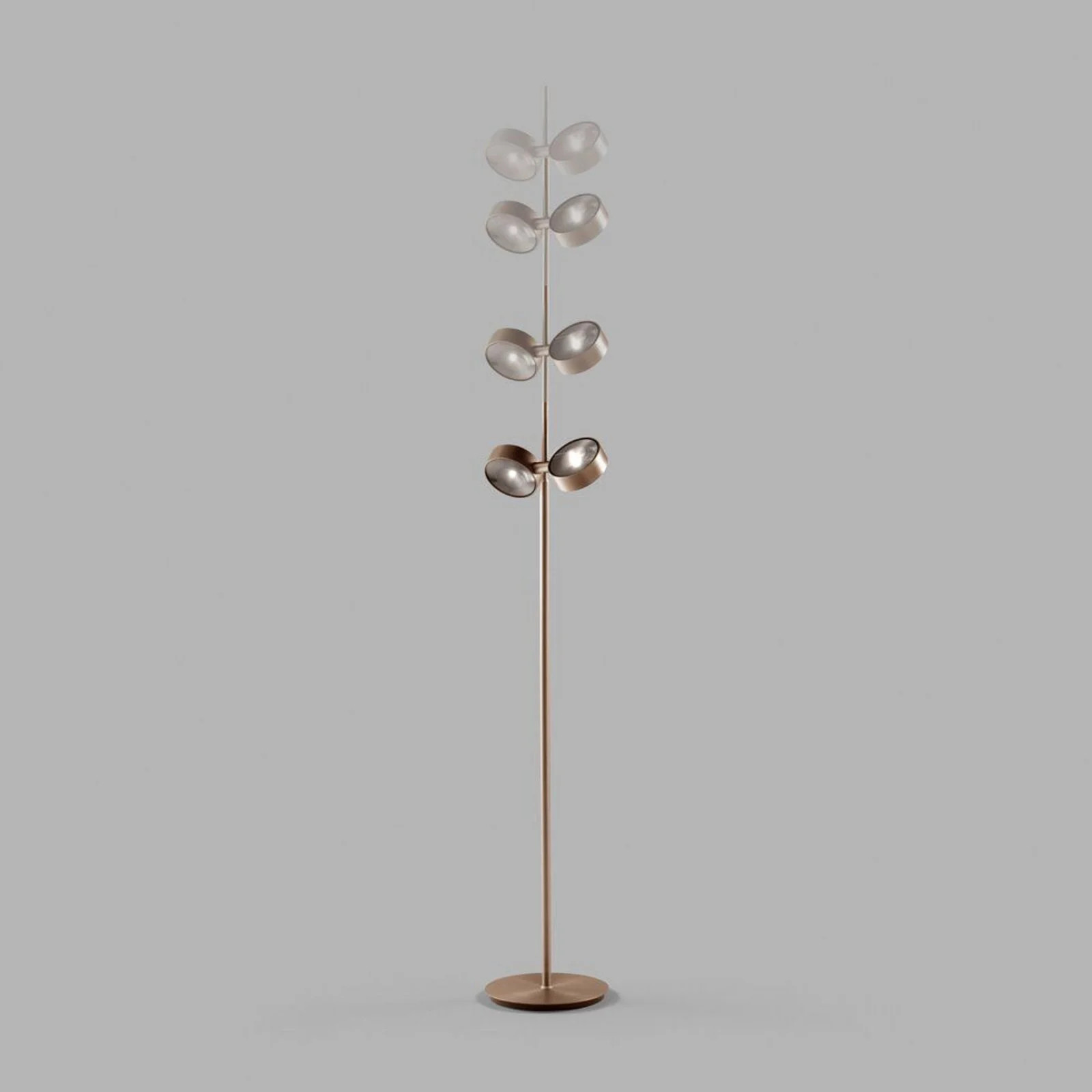 LIGHT-POINT Orbit Vloerlamp Touchless Rose Gold - Aluminium - LED