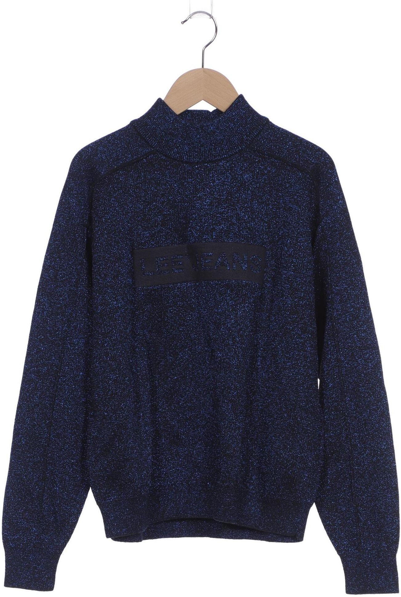 Lee Damen Pullover, Marineblau, Gr. M, Baumwolle / Synthetik - Second Hand