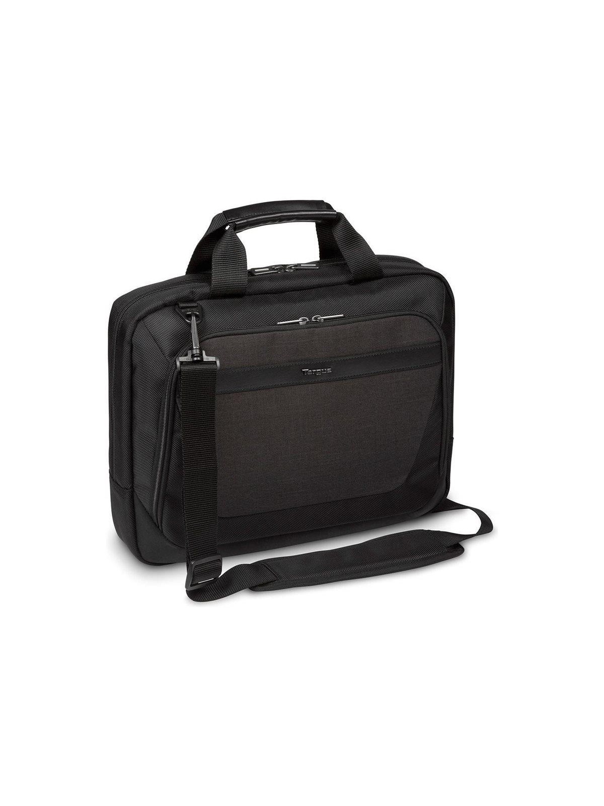 Targus CitySmart 12 12.5 13 13.3 14" Slimline Topload Laptop Case - Black/Grey