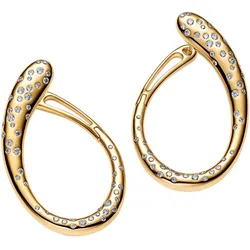 Pandora 264660C01 Ohrringe für Damen mit Steinen Besetzt Goldfarben