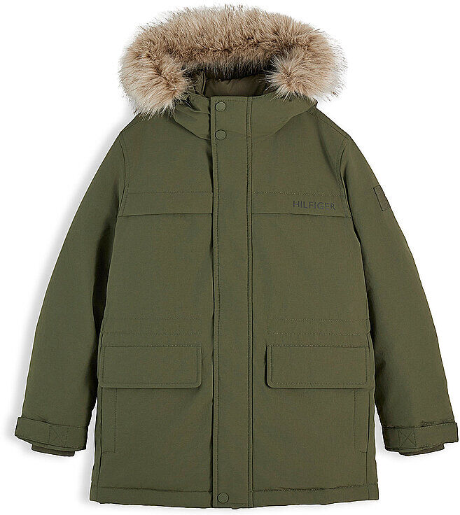 Tommy Hilfiger Jungen Parka  dunkelgrün   176 176
