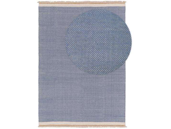 Tapis de laine bleu 160x230