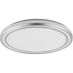 Osram, Deckenleuchte, LED Decken-Wandleuchte Orbis Helman 390MM 24W 830 White and Silver Warm weiss 4099854448089 (1500 lm)