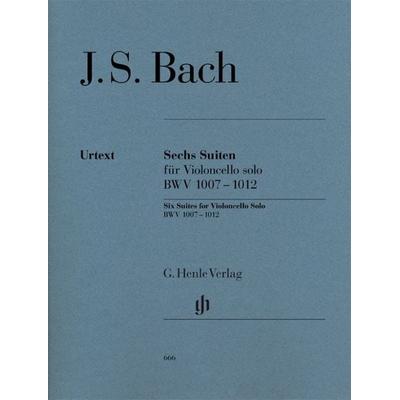 Johann Sebastian Bach - Sechs Suiten BWV 1007-1012 für Violoncello solo. -
