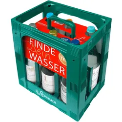 Quellwasser - Multikasten 6 Flaschen je 1L inkl. 15 Cent Pfand je Flasche