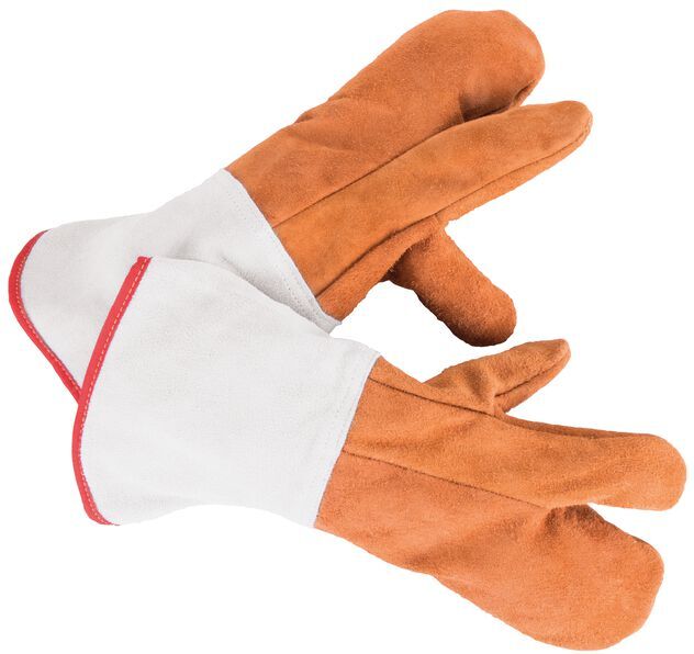 Paderno Guanti anticalore a 3 dita 15 cm