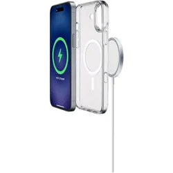 Cellularline Gloss Mag Case (Apple iPhone 16), Smartphone Hülle, Transparent
