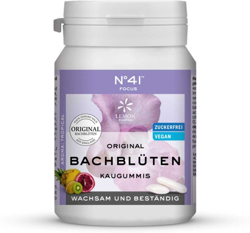 Konzentration Kaugummi nach Doktor Bach