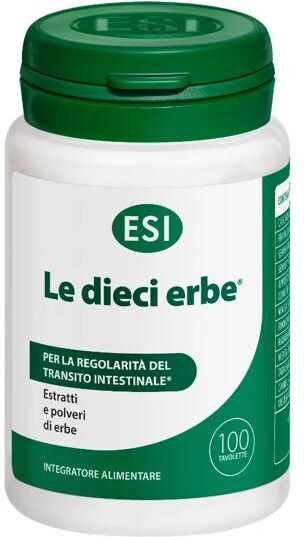 Esi Le Dieci Erbe Integratore Digestivo 100 Tavolette