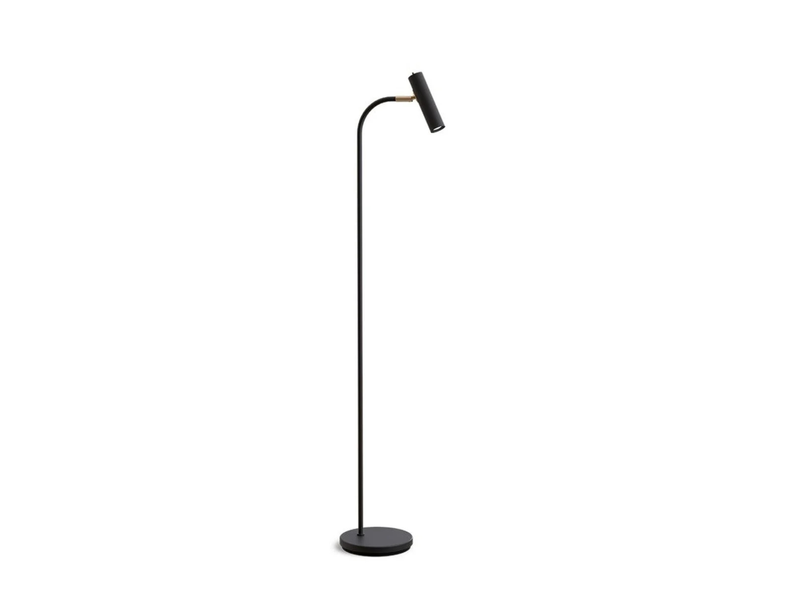 Belid Slender Vloerlamp Black/Brass voor de woonkamer