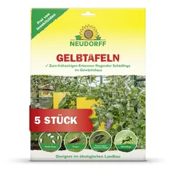 Neudorff Gelbtafeln (großformatig) - 5 Stück